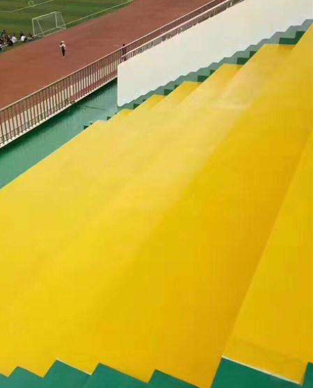 平谷球场台阶翻新修补改造
